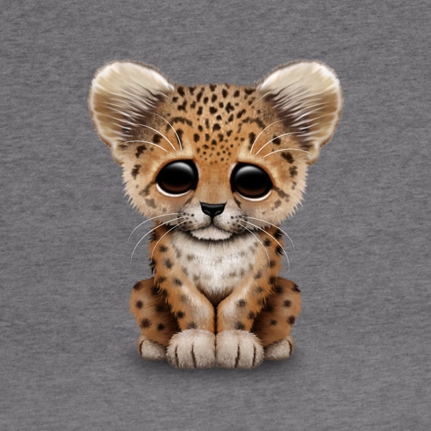Cute Baby Leopard Cub by jeffbartels